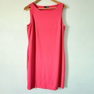 JudyP Chic Sleeveless Pink Midi Dress flaw